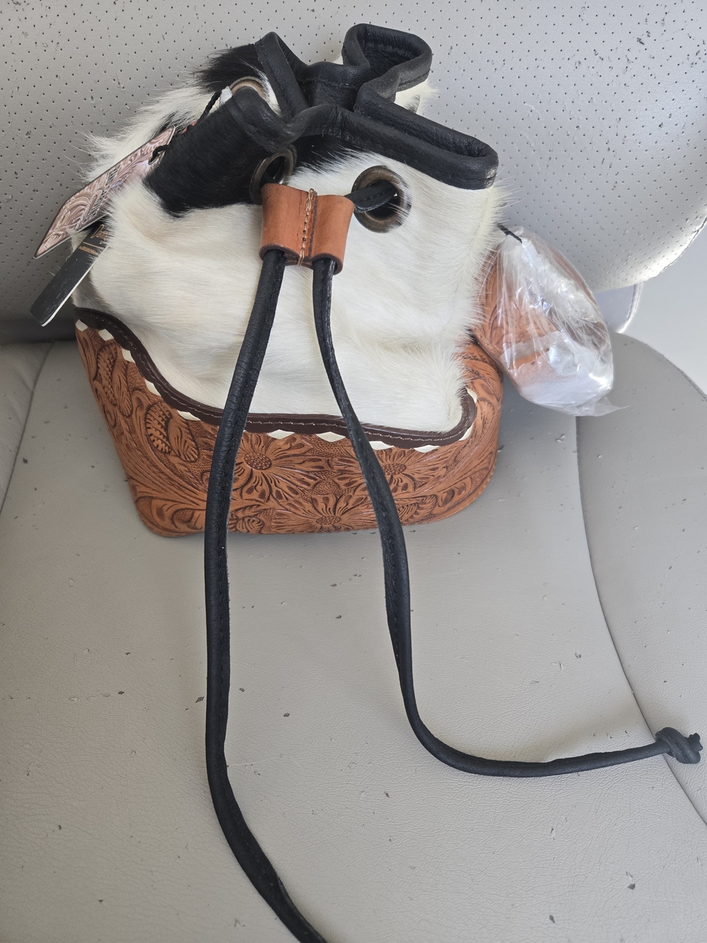 American Darling Hand Tooled Leather Crossbody Bag NWT
